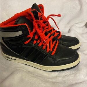 adidas Kids Black and orange Sneakers